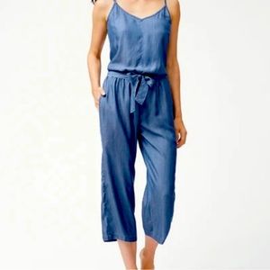 Tommy Bahama lightweight denim jumpsuit.